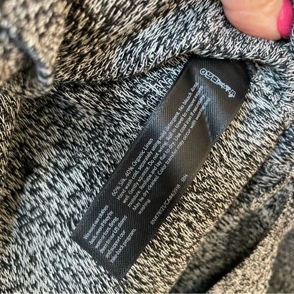 Eileen Fisher Silk Organic Linen Cardigan - Picture 4 of 5
